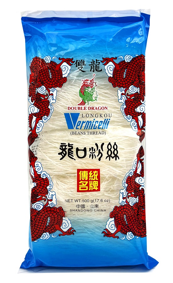 Spaghetti di soia Longkou Vermicelli premium -Double Dragon 500g